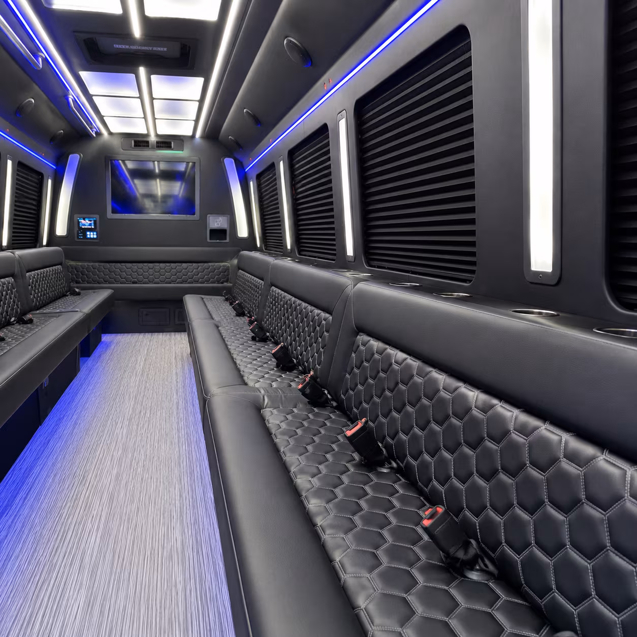 wilmington party bus rentals inside